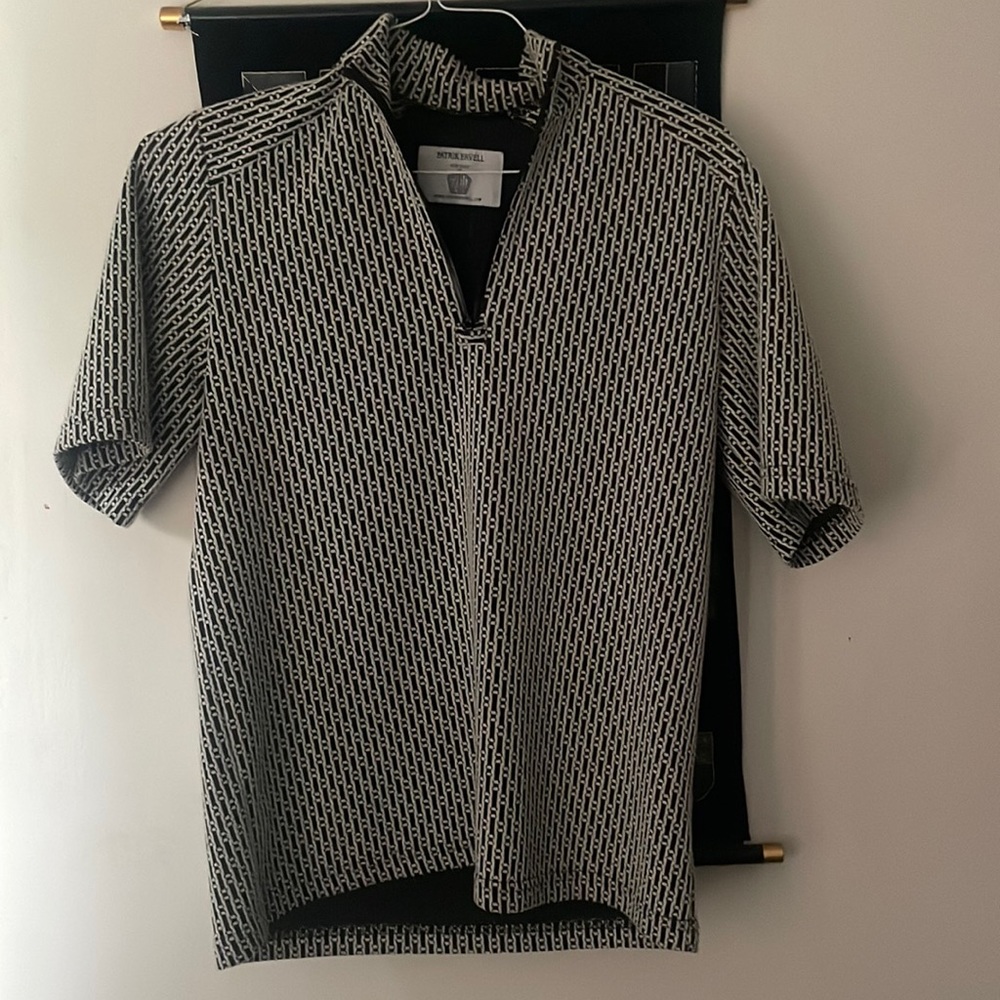Patrik ervell mock neck zip up